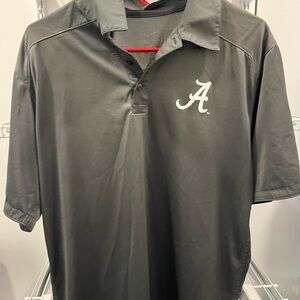 Nike Black Polo Shirt with White Logo